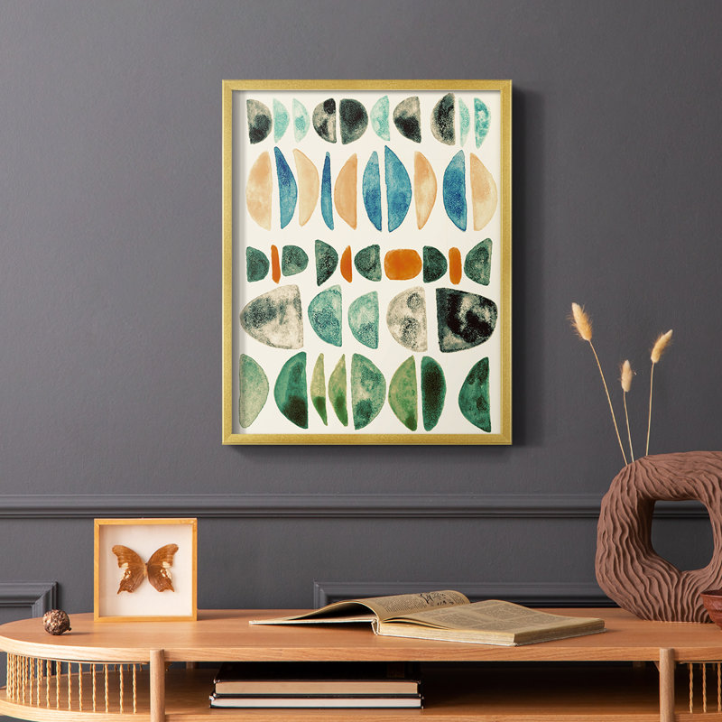 Semi Stack II Framed Print - Solid Wood