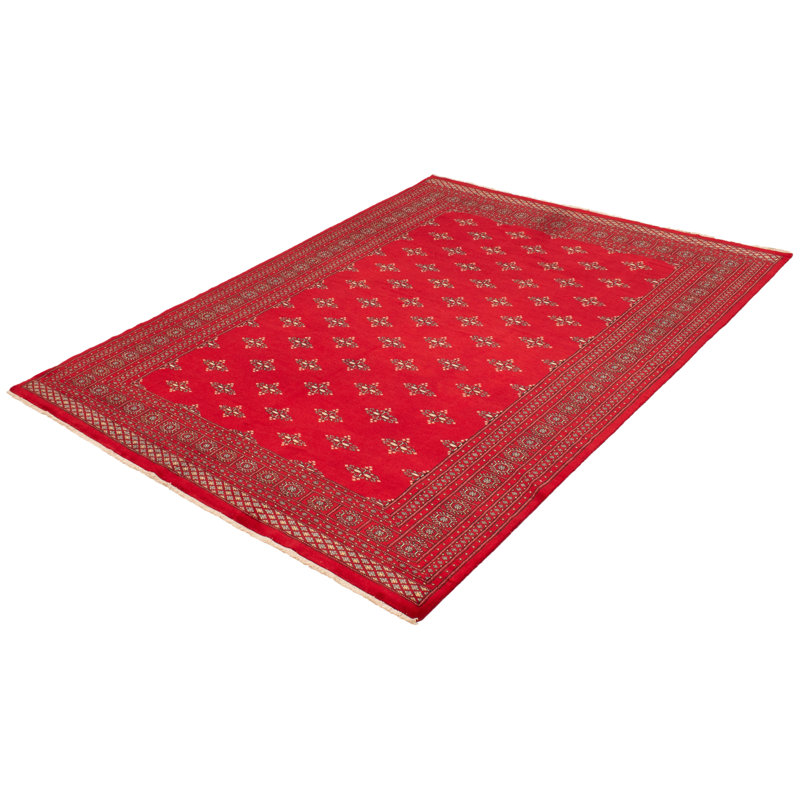 Tapis rouge foncé Finest Peshawar Bokhara 8 pi 0 po x 10 pi 7 po