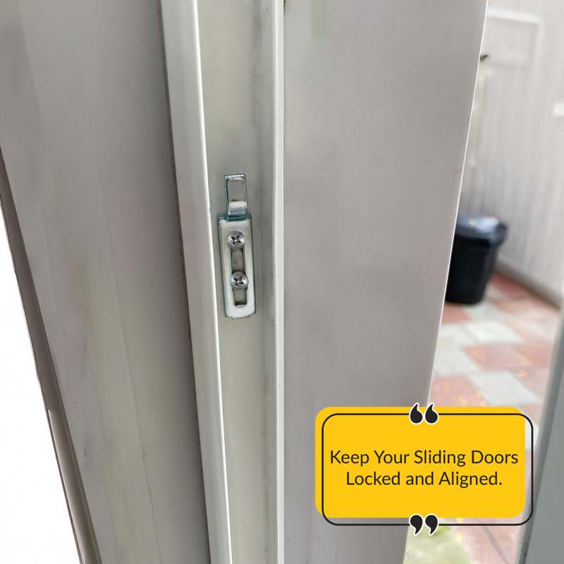 Brixwell 12-304 Patio Door Strike Keeper Gray