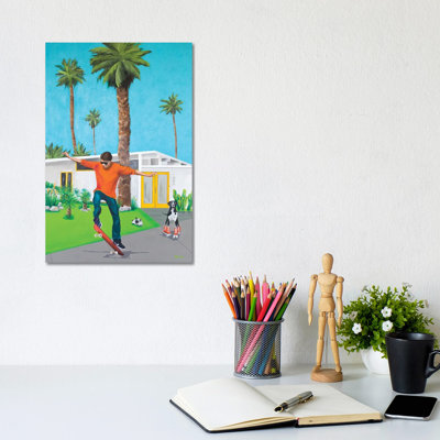 Skate by Dan Nelson - Wrapped Canvas Painting