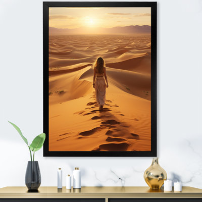 «Elfers Desert Walk Dreams III», reproduction sur toile