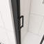 Porte de douche coulissante semi-encadrée de 56 à 60 po x H 70 po au fini noir mat