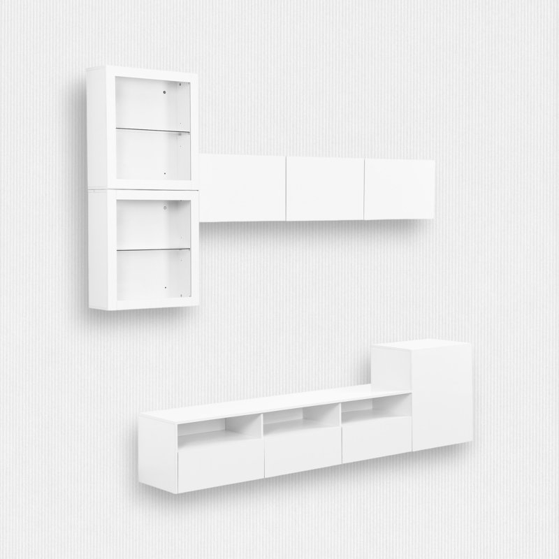 Bhure Entertainment Center for TVs up to 75", White