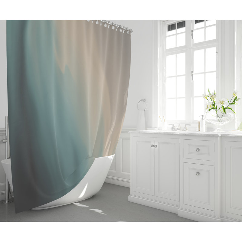 Rideau de douche simple Ombre, H 72 po x l 70 po