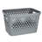 Set of 6 4 Gallon Nesting Plastic Storage Baskets with Built-in Handles, Open Organizer Bins for Pantry, Bathroom, Closet & Shelf Storage-129676924