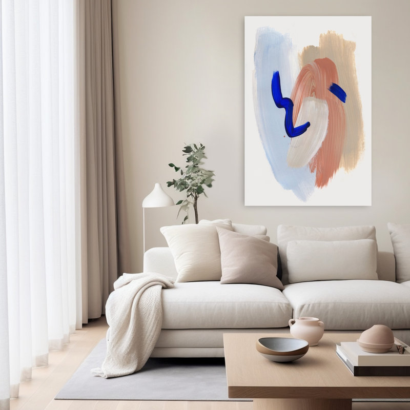 Art contemporain, art contemporain abstrait, H 60 po x l 40 po
