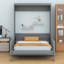 Lit escamotable mural Murphy avec coussin-859075535