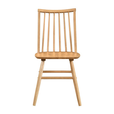 Chic 2 chaises courbées, finition bois de chêne naturel, 2 chaises de décoration de salle à manger, design, pour plus de confort
