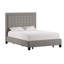 Lit tapissier capitonné standard à profil bas Kaster-517925155-517925157
