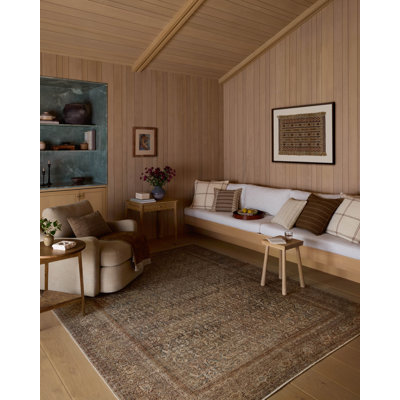 Tapis océan / écorce Amber Lewis x Loloi Cambria