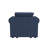 Lockheart 32" Accent Chair Slope Arm Blue-126756035
