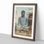 Bronze Buddha at Kamakura by Kazumasa Ogawa - Picture Frame Graphic Art Print on MDF-55513326-55513327