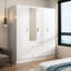 Armoire 4 portes 70,9 po Ragin-677932200