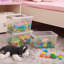 Boîtes de rangement en plastique de 6 pte avec couvercles encliquetables City Life