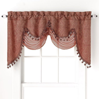 Munsell Damask Swag Window Pelmet