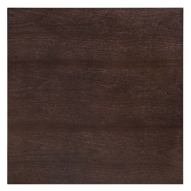 Table de salle à manger Modway, Cerisier, L 28 po x L 28 po