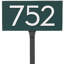 Floating 1-Line Lawn Address Sign-1599625288-1599620949