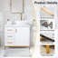  Ensemble de meuble-lavabo simple autoportant Modern-1888346047