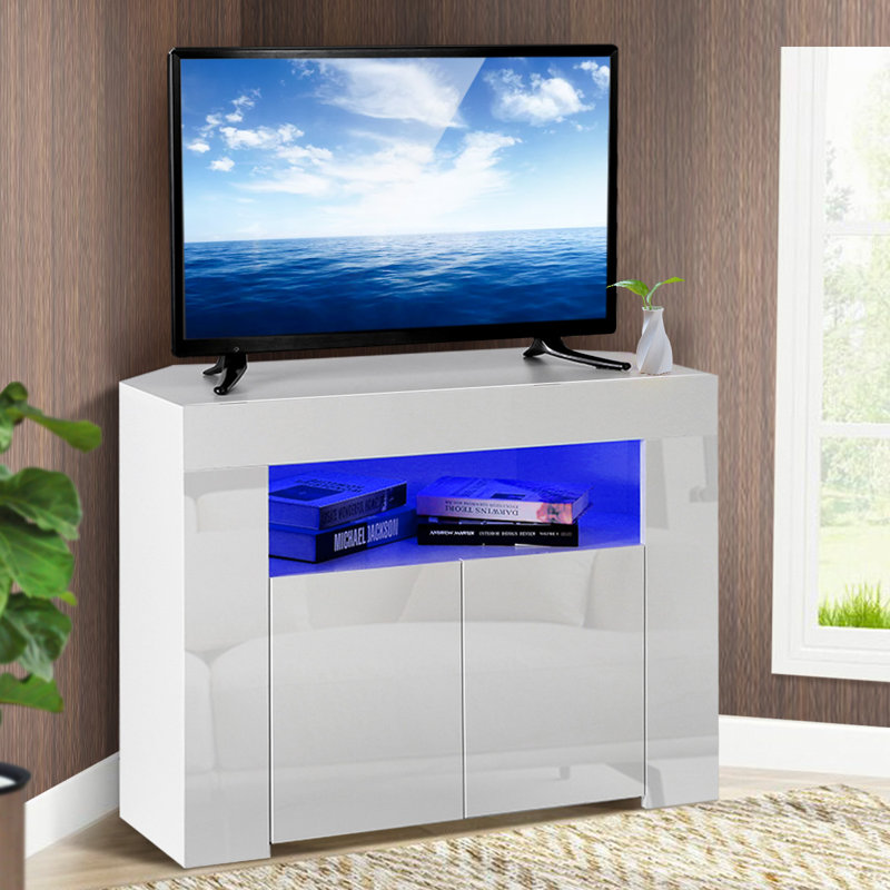 Amyjane Unfinished TV Stand for TVs up to 32", White