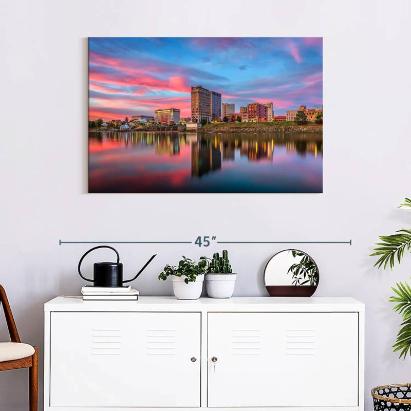 Nicci Charleston River Skyline, 24" H x 36" W