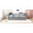 Full Size Wood Daybed With Trundle And Fence Guardrails-124917627-124917632