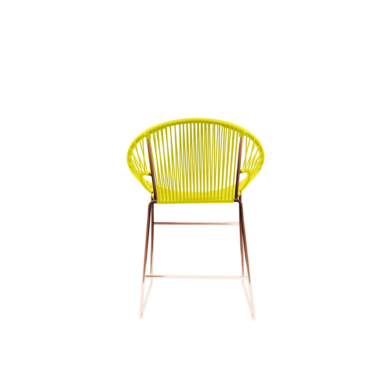 Chaise de patio Puerto, Jaune / cuivre