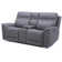 Barlowe Zero Gravity Sofa W/Console - Blue Gray