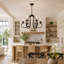 Dirksen 6 - Light Candle Style Chandelier
