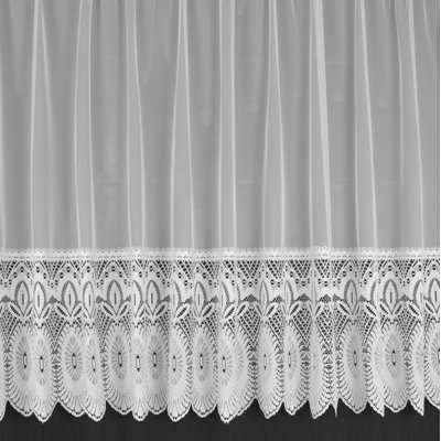 Carlos Lace Semi Sheer Curtain Single Panel