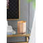 Bougeoir octogonal en verre mercure givré 5,1 x 5,1 x 5,9 po, paquet de 4-840134812