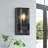 Elgin Modern 1-Light Matte Black Dimmable Wall Sconce
