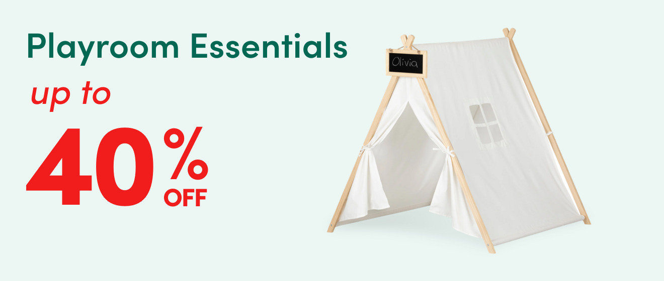 Playroom Essentials up to 40% OFF