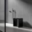 Tabouret de salle de bain autoportant à surface solide de 15,7 po KAKUSIGA, tabouret de douche imperméable, grand siège de douche portable