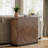 Industrial Console Table With Metal Base