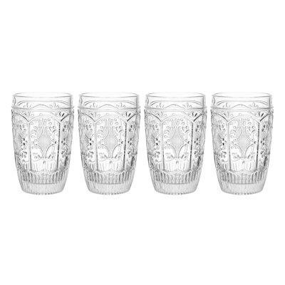 Fitz and Floyd Trestle Highball Glasses