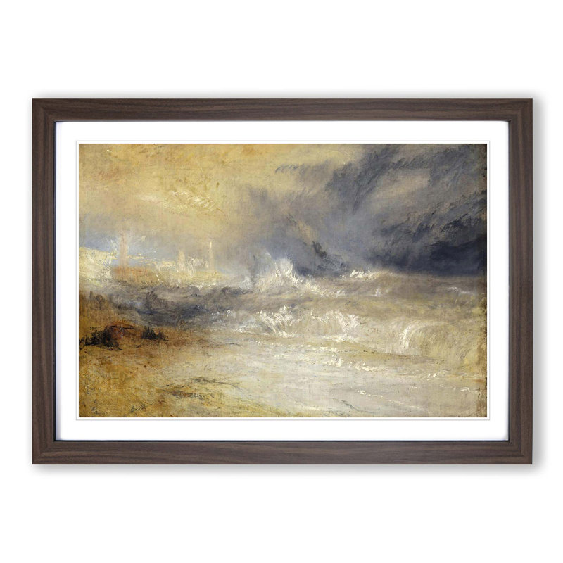 J.M.W. Turner - Single Picture Frame Painting, Walnut