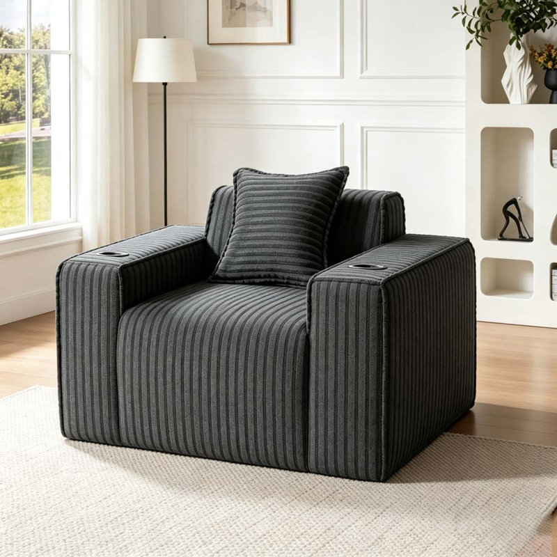 Fauteuil 1Spress, Gris foncé