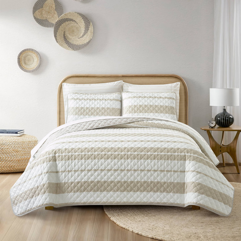 Ensemble de courtepointe en polyester Lerado, Grand lit