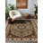 Jazeera Collection Digital Print Cotton-Polyester Green Beige Brown Floral Rug-2065008699
