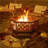Areej 28″ Hex-Shaped Wood Burning Outdoor Fire Pit W/ Spark Screen & Fire Poker