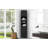 Multi-Functional Corner Cabinet Tall Bathroom Storage Cabinet with Two Doors and Adjustable Shelves, Open Shelf-284867518