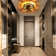 50cm Farmhouse Reversible Caged Ceiling Fan with Light Kit and Remote