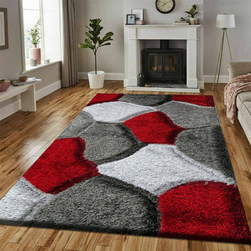 Bartek Rectangle Geometric Berber Indoor / Outdoor, Rectangle 80 x 150cm