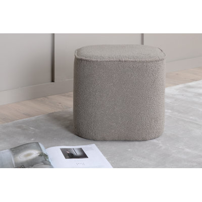 Darene 44cm Wide Round Pouf Ottoman