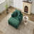 Sofa Bed with Ottoman (Green)-1204317254
