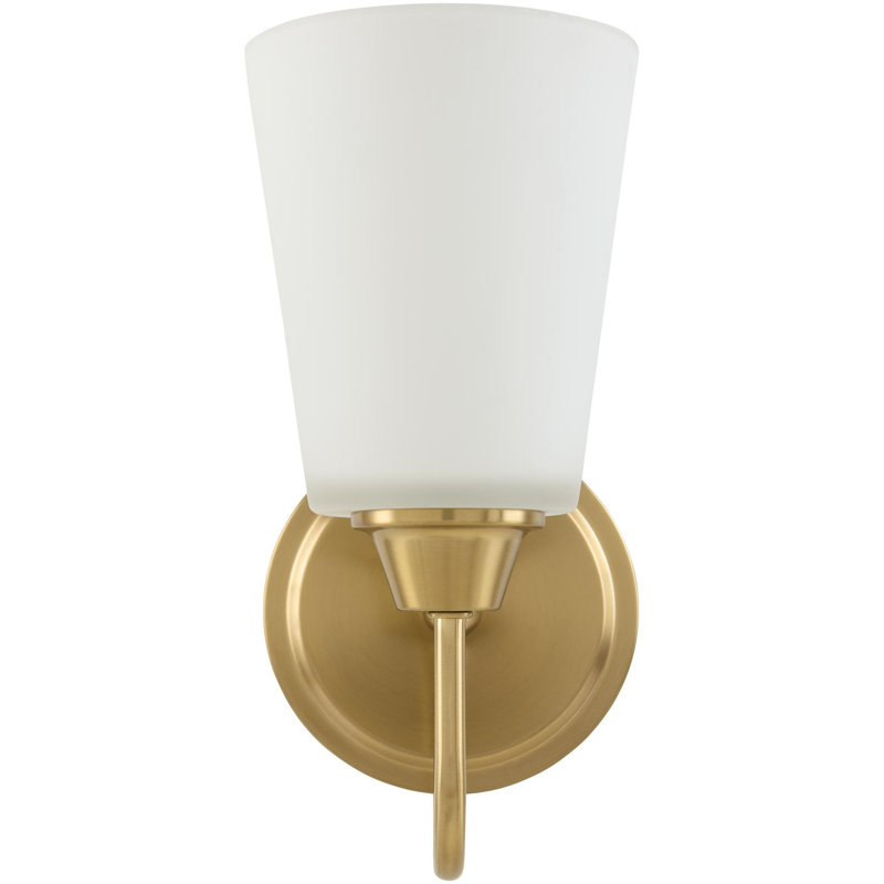 Mankiewicz Wall Sconce, Brass, Clear