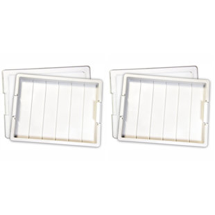 Elizabeth Ward Organizer Plastic Art Carrying Case (Set of 2)