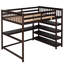 Lit mezzanine avec tablettes de rangement et bureau sous le lit-1344954384-1344954387