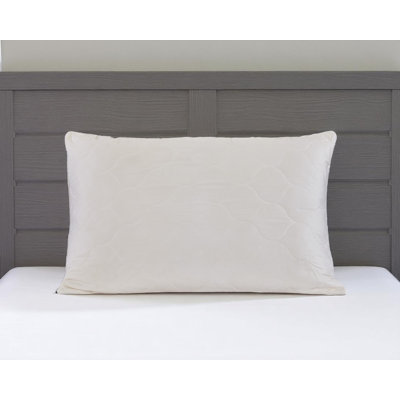 Cotton Wool Hypoallergenic Standard Size Bed Pillow
