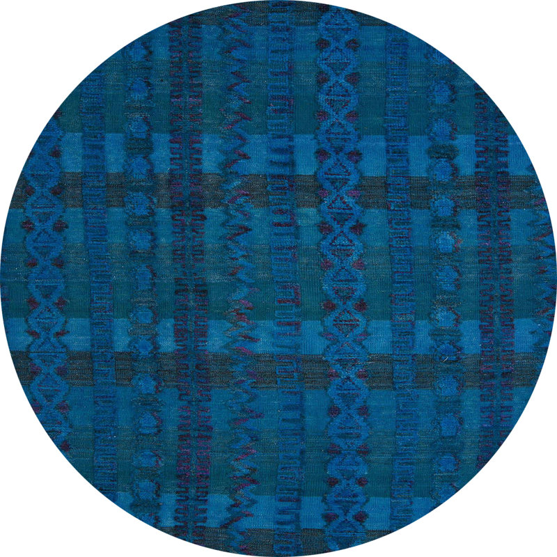 Tapis abstrait moderne 5191, Rond 7 pi